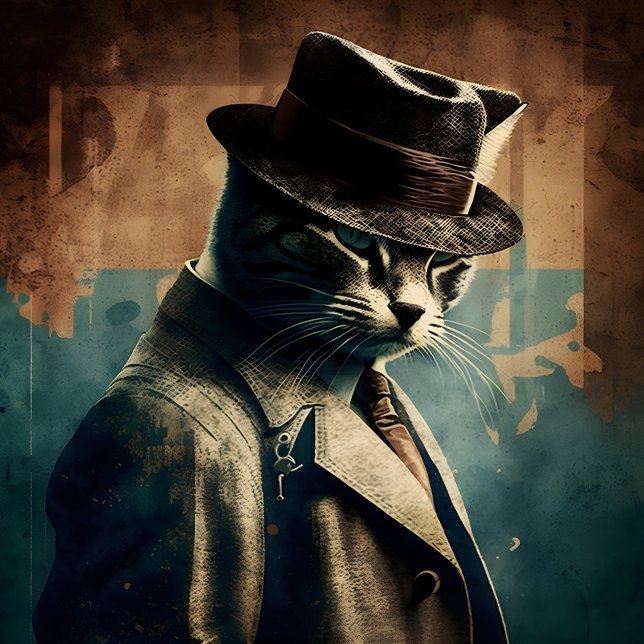 Retro Mafia Cool Cat Jigsaw Puzzle (Von Creator hochgeladen)
