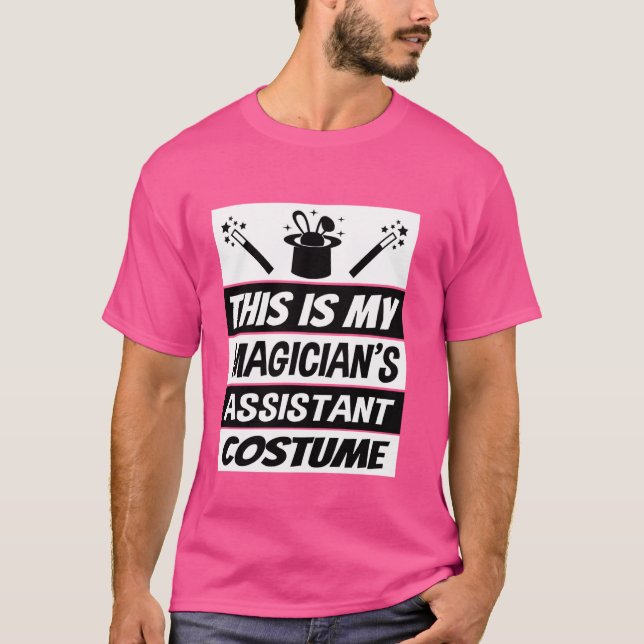 Retro Magicians Assistant Costume Shirt Magic Show (Vorderseite)