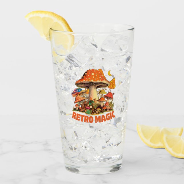 Retro-Magie Glas (Vorderseite Ice)