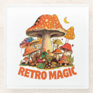 Retro-Magie Glasuntersetzer