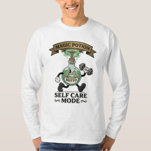 Retro-Magie-Trank Selbstfürsorge-Modus Fitness-Ges T-Shirt