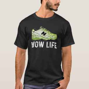 Retro Mähen Lebensgras Schneiden Rasen Mähen Vater T-Shirt