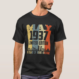 Retro Mai 1937 Funny 85th Birthday T-Shirt
