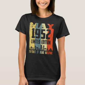 Retro Mai 1952 70. Geburtstag T-Shirt