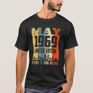 Retro Mai 1969 53. Geburtstag T-Shirt
