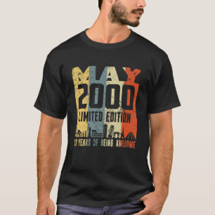 Retro Mai 2000 Funny 22. Geburtstag T-Shirt
