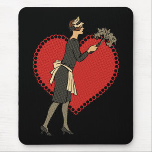 Retro Maid Mousepad