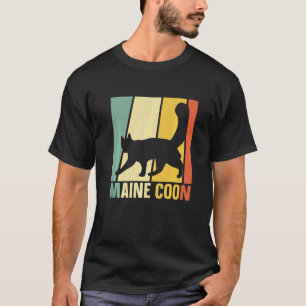 Retro Maine Coon Katze Katzenbaby Katze 1 T-Shirt