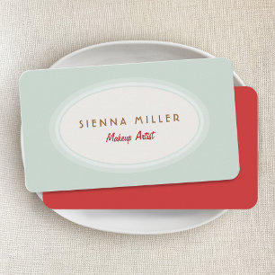 Retro Makeup Artist Visitenkarte