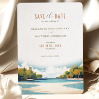 Retro Malediven Reisen Rett-the-Date
