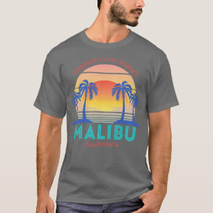 Retro Malibu Beach Cheryl jeden Sonnenuntergang T-Shirt