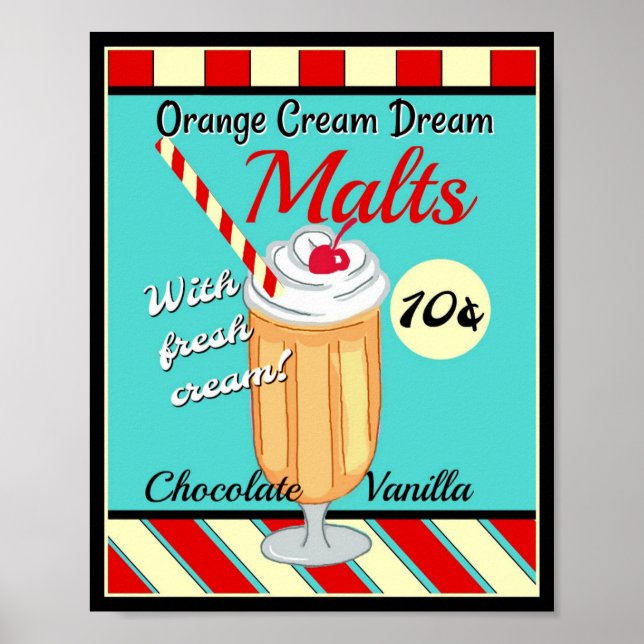 Retro-Malt Poster (Vorne)