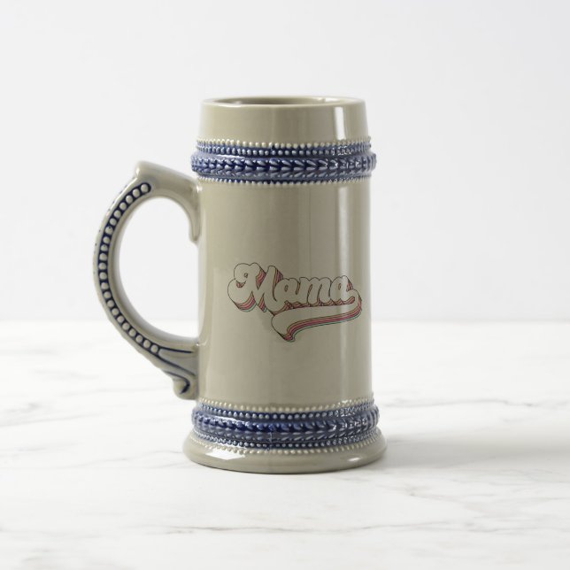 Retro Mama Bierglas (Links)