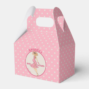 Retro Mama Blonde 2 Baby Dusche Party Geschenkschachtel
