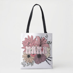 Retro Mama Blumenhemd - Groovy 70er Muttertag