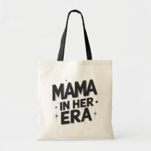 Retro Mama in ihrer Ära Groovy-Tragetasche
