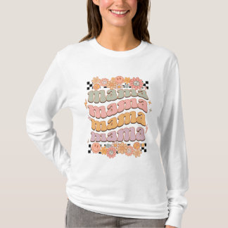 Retro Mama Motherhood Stolz Mutti Retro-Design T-Shirt