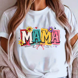 Retro Mama Muttertag Mama Design T-Shirt