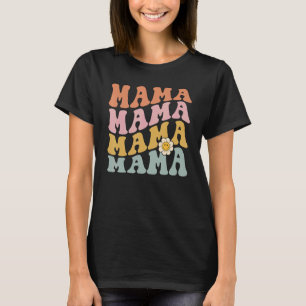 Retro Mama Niedlich Mama für Junge Mutter T-Shirt