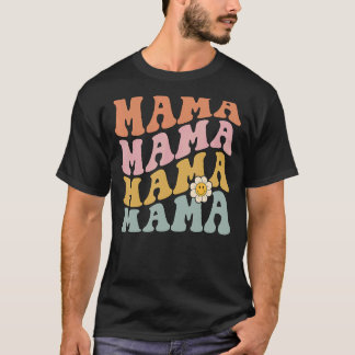 Retro Mama Niedlich Mama für Junge Mutter T-Shirt