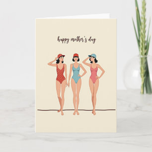 Retro-Mama-Sommerstyle Karte