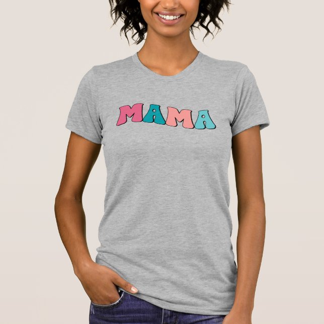 Retro Mama T-Shirt (Vorderseite)