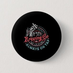 Retro Mama's Ery Brauerei Lustige Still-Brust-Sk Button