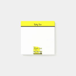 Retro Mamas Taxi und Drive-Thru Grill bearbeitbar Post-it Klebezettel