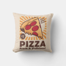 Retro Man Höhle Vintag Gratis Köstliche Pizza