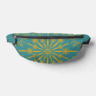 Retro Mandala Aquamarin Fanny Pack Bauchtasche