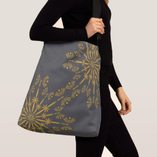 Retro Mandala Dusk Crossbody Bag Tragetaschen Mit Langen Trägern