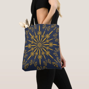 Retro Mandala Mitternacht Tasche (2 Größe)