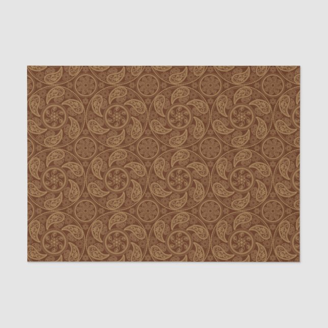 Retro-Mandala-Muster Seidenpapier (Vorderseite)