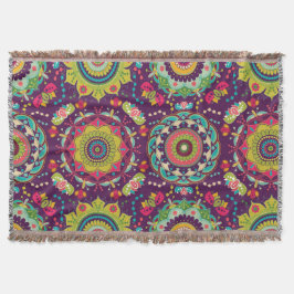 Retro Mandala Pattern Decke