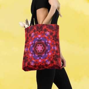 Retro Mandala Red und Lila