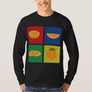 Retro Mandarine Outfit Liebe Mandarin Orange Citru T-Shirt