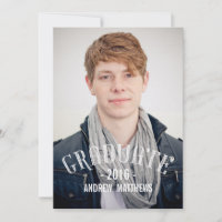 Retro Männchen 2016 Einladung zur Graduation Party