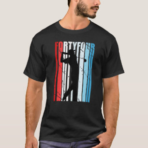 Retro-Männer-44. Golf-Geburtstag Spieler Vintage-G T-Shirt
