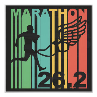 Retro Marathon Poster