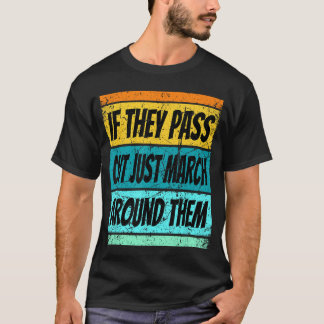 Retro Marching Band fällt in Band Camp Männer Frau T-Shirt