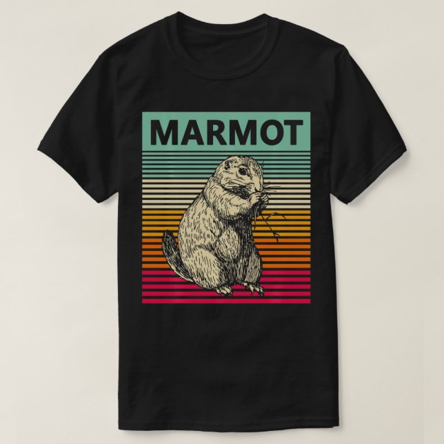 Retro Marmot Vintag Marmot T-Shirt (Design vorne)