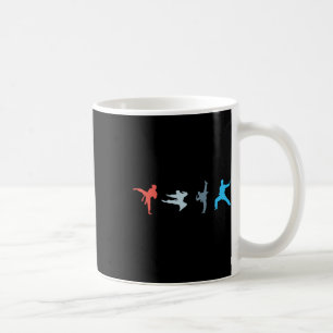 Retro Martial Art Black Belt Athlete japanische Sp Kaffeetasse