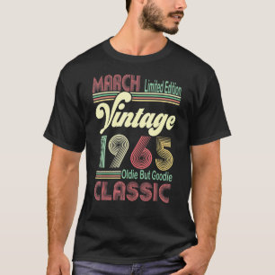 Retro März 1965 Vintag Oldie but Goodie 56. Bir T-Shirt