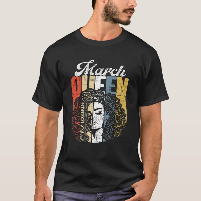 Retro März Queen Phantastisch Junentin Queen Women T-Shirt (Vorderseite)