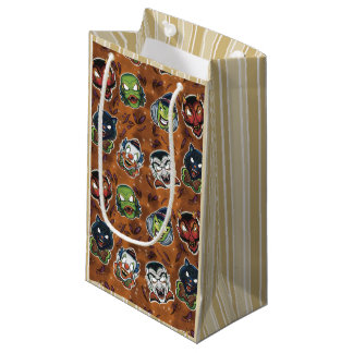 Retro-Masken - Kürbis Kleine Geschenktüte