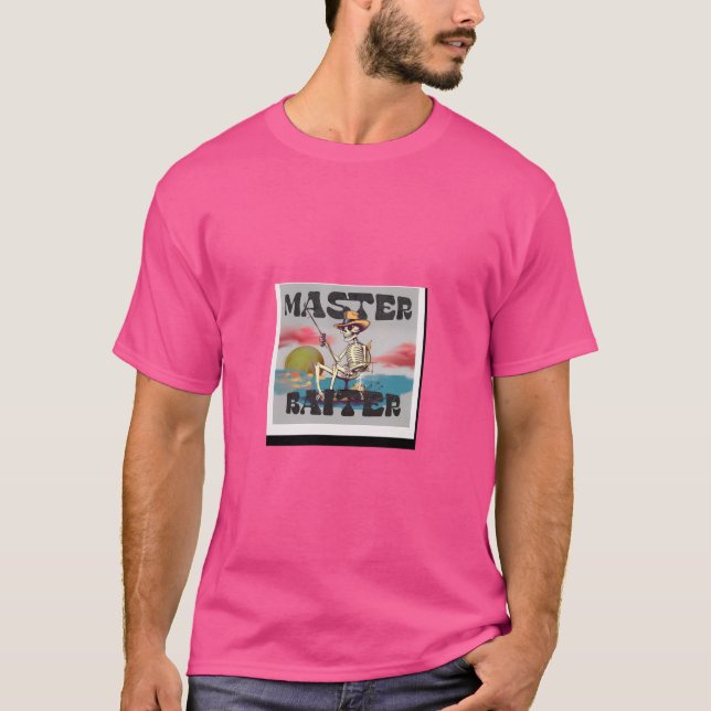 Retro Master Biter mit Angelskelett T-Shirt (Vorderseite)