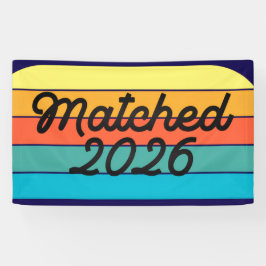 Retro Match Day 2026 Celebration Residency Banner