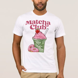 Retro-Matcha-Club-Ästhetik-T-Shirt - Cute Vintage T-Shirt