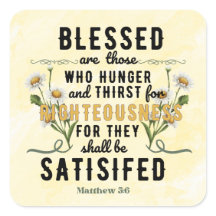 Retro Matthew 5:6 Wasserfarbe