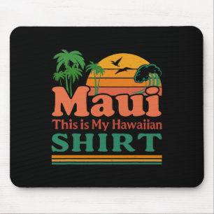 Retro Maui Hawaii Surfen Strand Surfen 70er Das is Mousepad